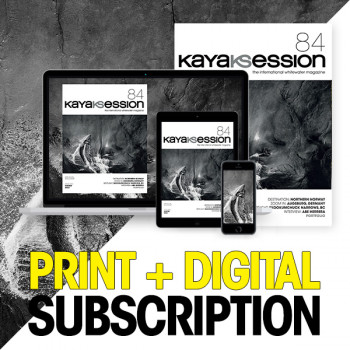 print + digital subscription to kayak session magazine