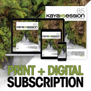 print + digital subscription to kayak session magazine