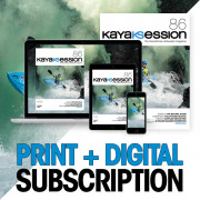 print + digital subscription to kayak session magazine