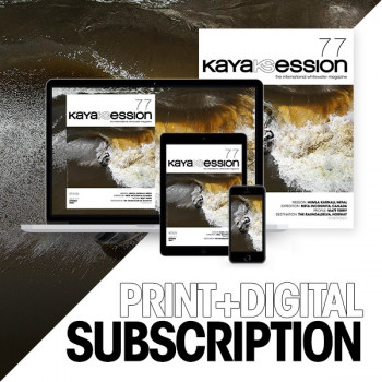 print + digital subscription to kayak session magazine
