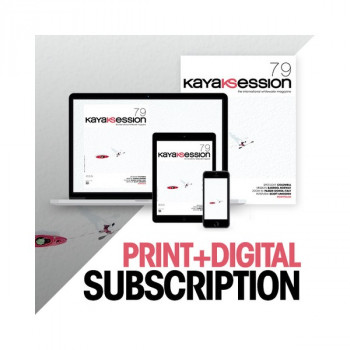print + digital subscription to kayak session magazine