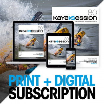 print + digital subscription to kayak session magazine