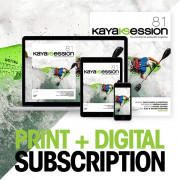 print + digital subscription to kayak session magazine